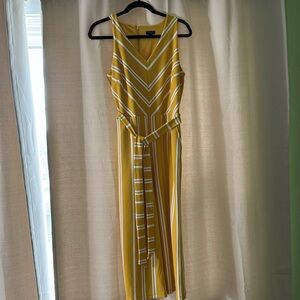 Yellow and white striped jumper- Ann Taylor Factory